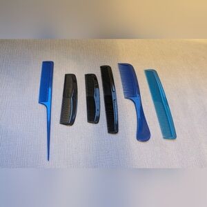 Men's Grooming Comb Set - Blue and Black